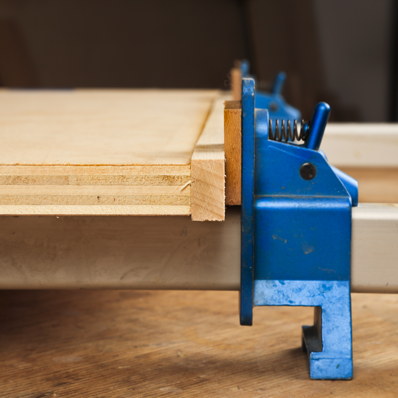 For perfect plywood edging, cut it extra-wide